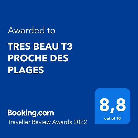 Tres Beau T3 Proche Des Plages Apartament